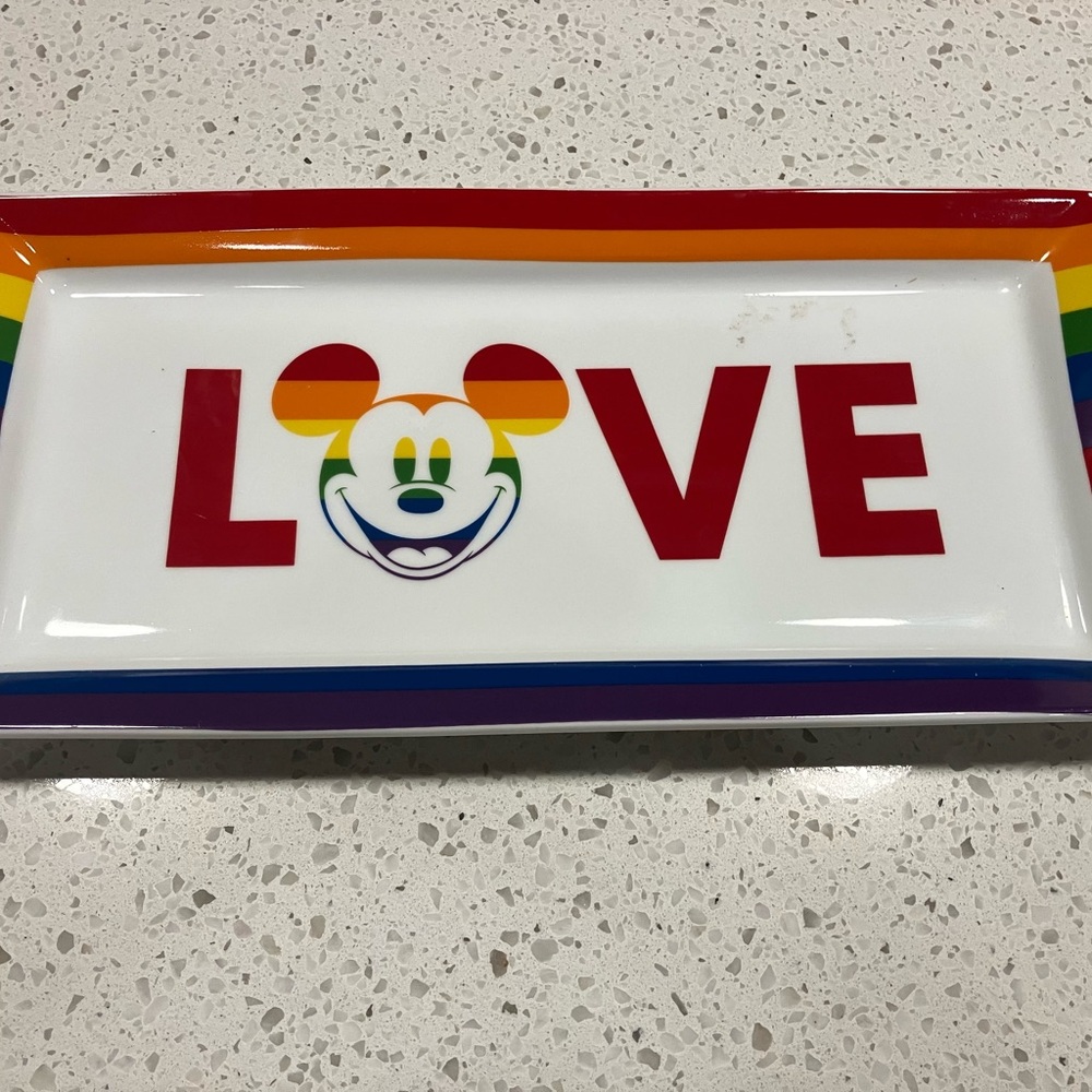 Disney Rainbow Collection Love Tray